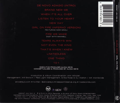 Alicia Keys : Girl On Fire (CD, Album, Gat)