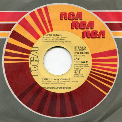 David Bowie : Fame (7", Single, Promo)