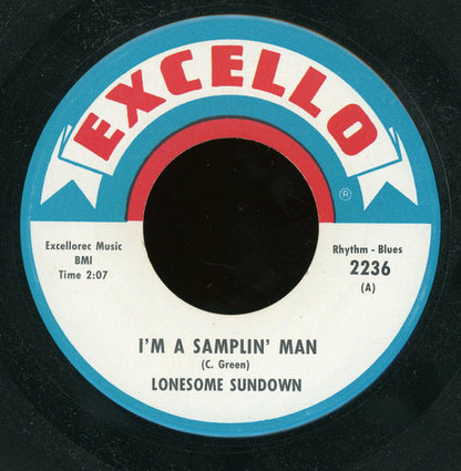 Lonesome Sundown : I'm A Samplin' Man (7")