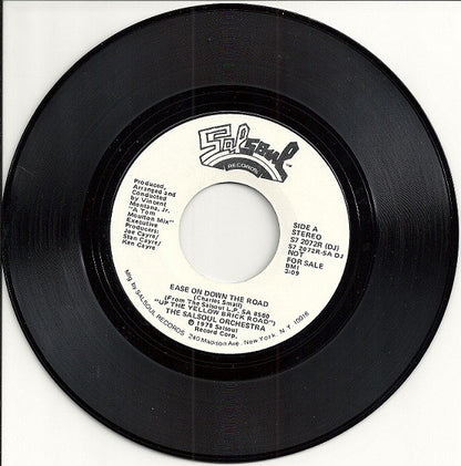 The Salsoul Orchestra : Ease On Down The Road (7", Single, Mono, Promo)
