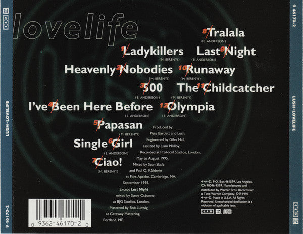 Lush : Lovelife (CD, Album, Spe)