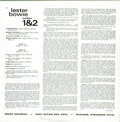 Lester Bowie : Numbers 1&2 (LP, Album, RE)