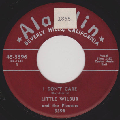 Little Wilbur And The Pleasers (3) : I Don't Care (7", Single)