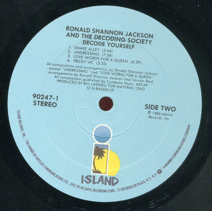 Ronald Shannon Jackson And The Decoding Society : Decode Yourself (LP, Album)