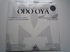 Ola Jagun And His Ancestral Rhythms : Odo Oya (12", Promo, Gre)
