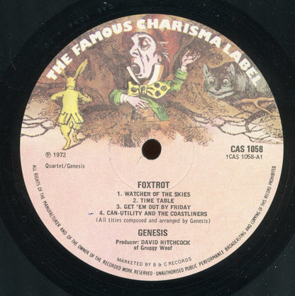 Genesis : Foxtrot (LP, Album, M/Print, RE, Gat)