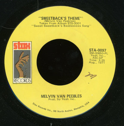 Melvin Van Peebles : Sweetback's Theme / Hoppin John (7")