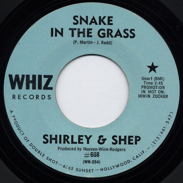 Shirley Goodman & Shep (8) : Snake In The Grass (7", Styrene, All)