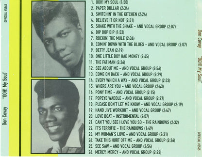 Don Covay : Ooh My Soul (The Rockin' Years) (CD, Comp)