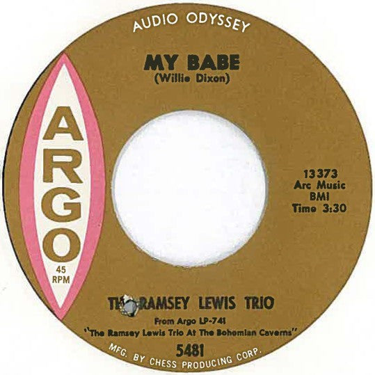 The Ramsey Lewis Trio : My Babe (7", Single)