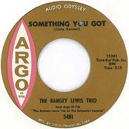 The Ramsey Lewis Trio : My Babe (7", Single)