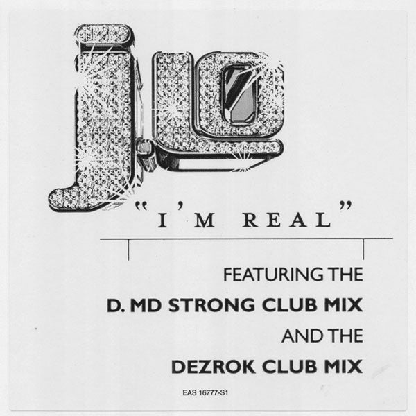 Jennifer Lopez : I'm Real (12", Promo)