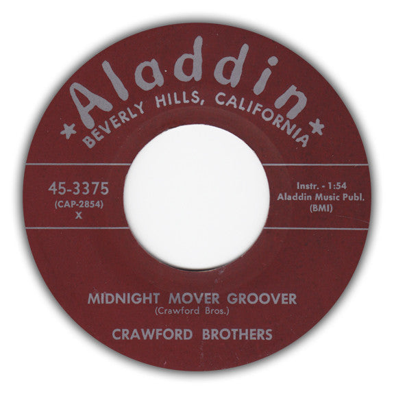 Crawford Brothers (2) : Midnight Mover Groover / Midnight Happenins (7")