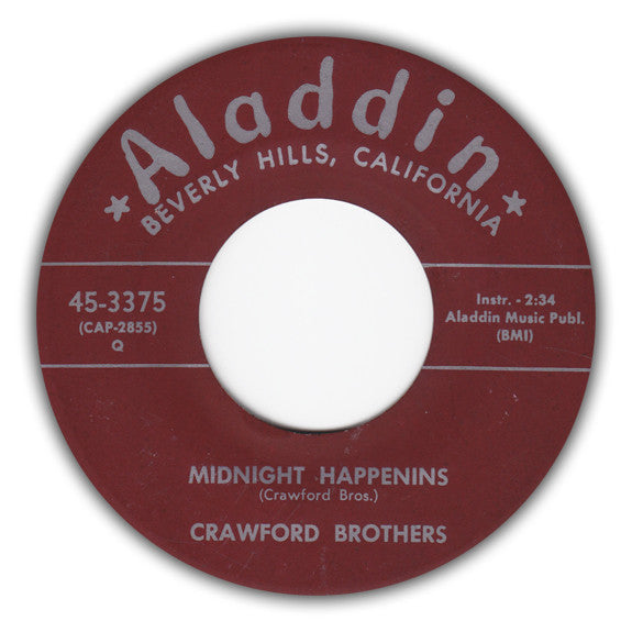 Crawford Brothers (2) : Midnight Mover Groover / Midnight Happenins (7")
