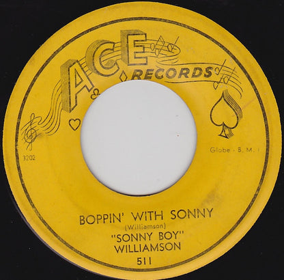 Sonny Boy Williamson (2) : Boppin' With Sonny / No Nights By Myself (7")