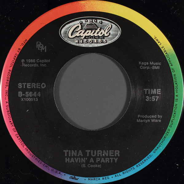 Tina Turner : Two People (7", Single, Spe)