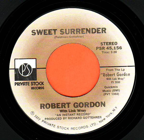 Robert Gordon (2) With Link Wray : Red Hot (7", Single, Styrene, Ter)