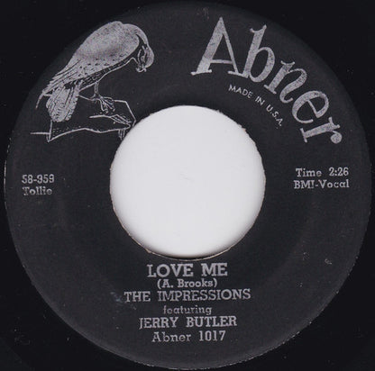 The Impressions Featuring Jerry Butler : Come Back My Love (7")