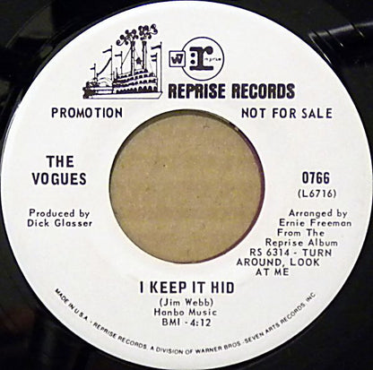 The Vogues : My Special Angel (7", Single, Promo)
