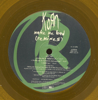 Korn : Make Me Bad (12", Promo, Yel)