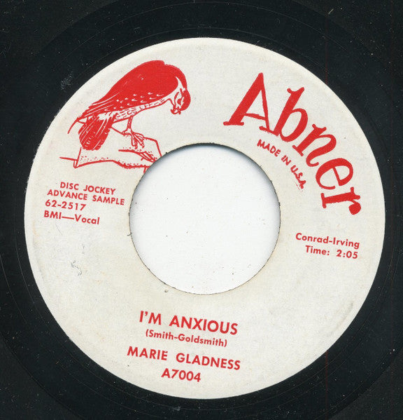 Marie Gladness : Cops And Robbers / I'm Anxious  (7", Promo)