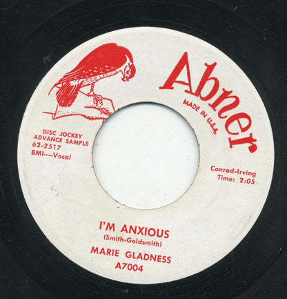 Marie Gladness : Cops And Robbers / I'm Anxious  (7", Promo)