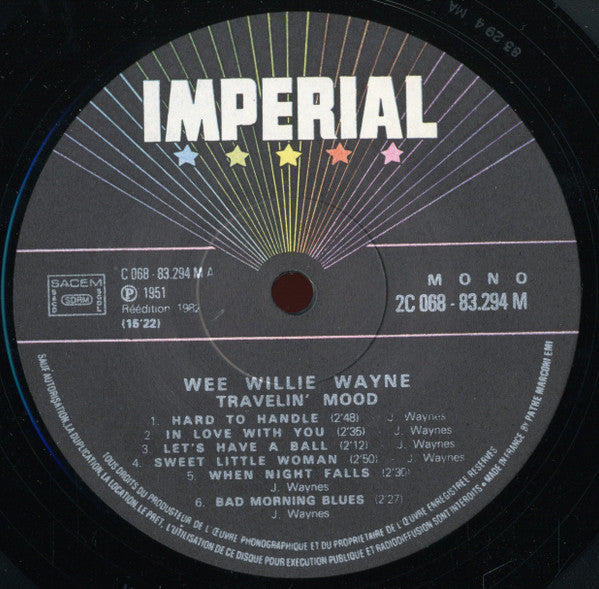 James Wayne : Travelin' Mood (LP, Comp, Mono, RE)