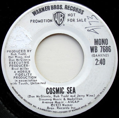 The Mystic Moods Orchestra : Cosmic Sea (7", Mono, Promo)