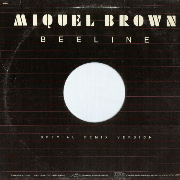 Miquel Brown : Beeline (12")
