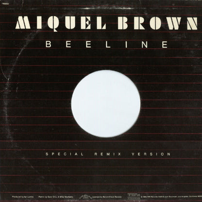 Miquel Brown : Beeline (12")