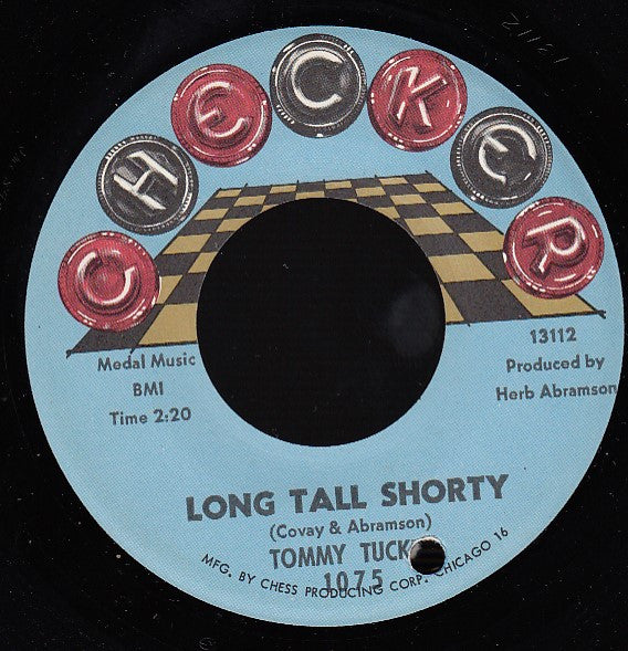 Tommy Tucker : Long Tall Shorty (7", Single)