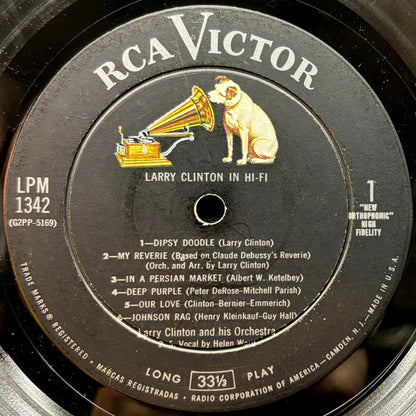 Larry Clinton And His Orchestra With Helen Ward : Larry Clinton In Hi Fi (LP, Album)