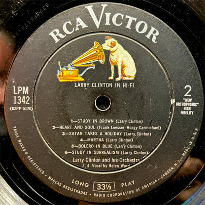 Larry Clinton And His Orchestra With Helen Ward : Larry Clinton In Hi Fi (LP, Album)