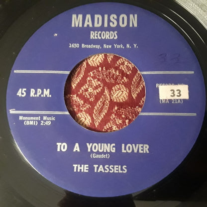 The Tassels : To A Young Lover  /  My Guy And I (7", Single)