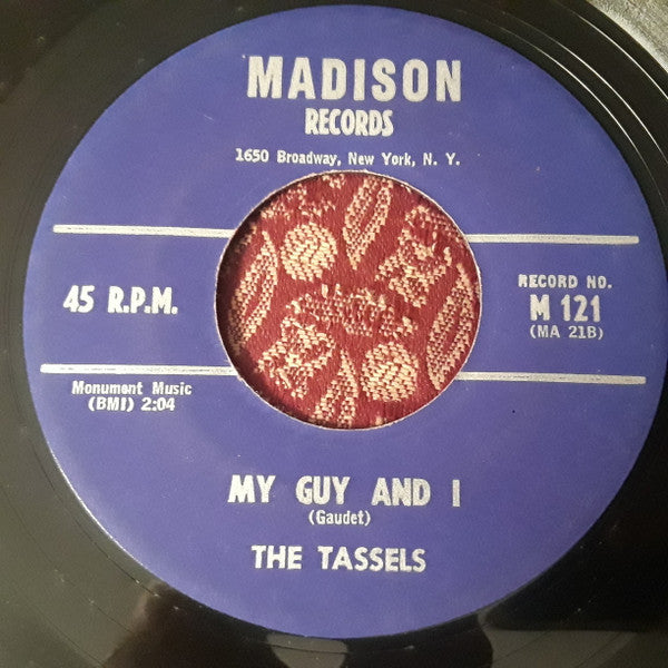 The Tassels : To A Young Lover  /  My Guy And I (7", Single)