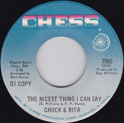 Chuck & Rita : Baby We Got It (7", Promo)