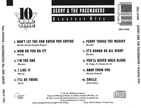 Gerry And The Pacemakers* : Greatest Hits (CD, Comp)