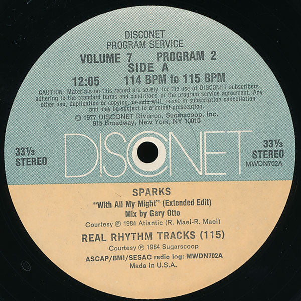 Various : Volume 7 Program 2 (2x12", P/Mixed)