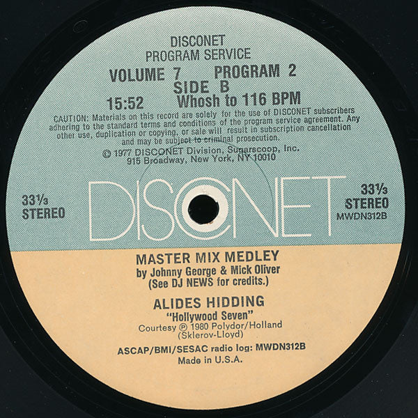 Various : Volume 7 Program 2 (2x12", P/Mixed)