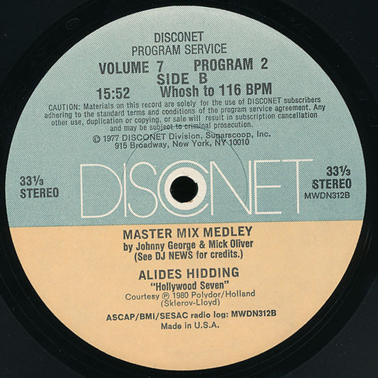 Various : Volume 7 Program 2 (2x12", P/Mixed)