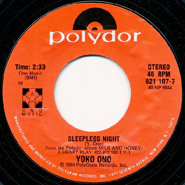 John Lennon : I'm Stepping Out (7", Single, Styrene, 19 )