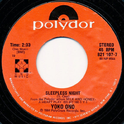 John Lennon : I'm Stepping Out (7", Single, Styrene, 19 )
