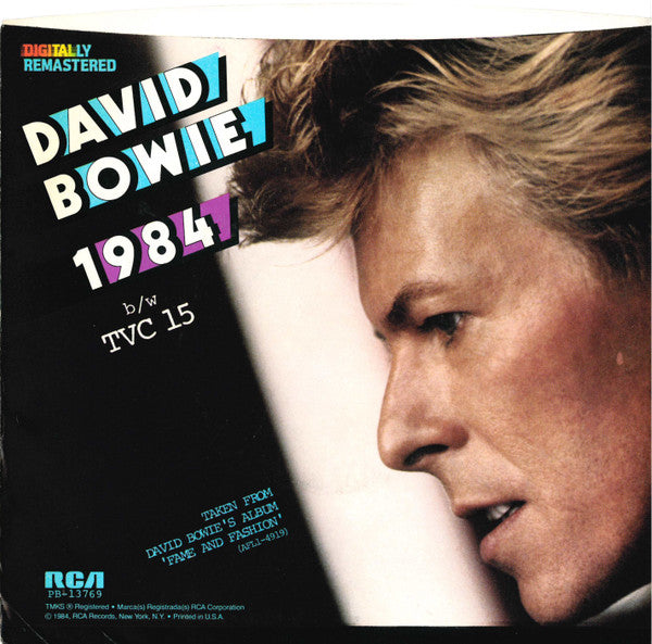 David Bowie : 1984 (7", Single, Promo, Pic)