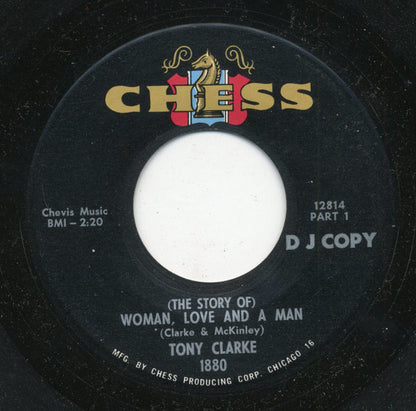 Tony Clarke (2) : (The Story Of) Woman, Love And A Man (7", Promo)