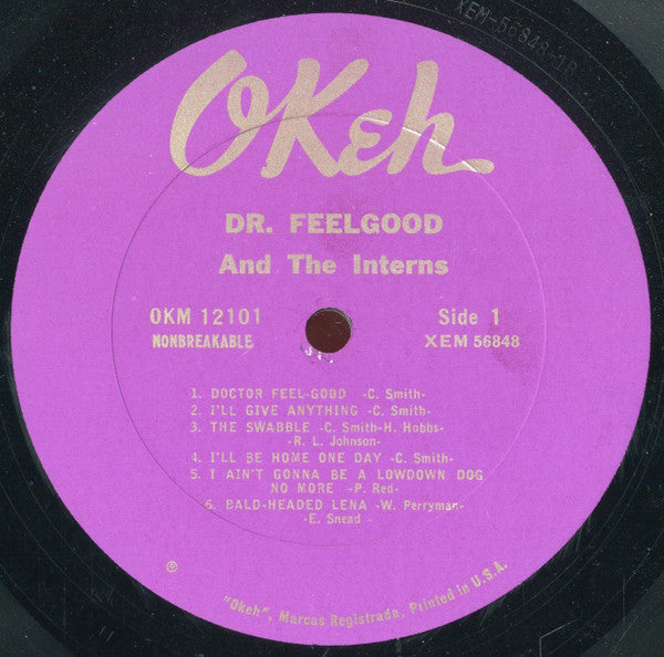 Dr. Feelgood & The Interns : Dr. Feelgood And The Interns (LP, Album, Mono)