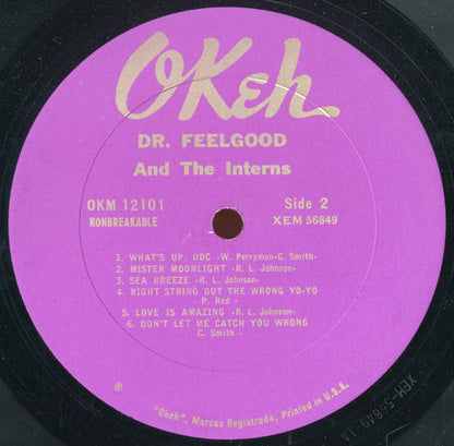 Dr. Feelgood & The Interns : Dr. Feelgood And The Interns (LP, Album, Mono)