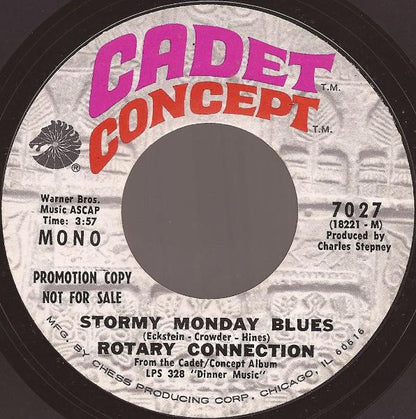 Rotary Connection : Teach Me How To Fly (7", Mono, Promo, Styrene)