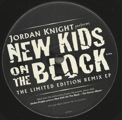 Jordan Knight : Jordan Knight Performs New Kids On The Block (The Limited Edition Remix EP) (12", Promo)