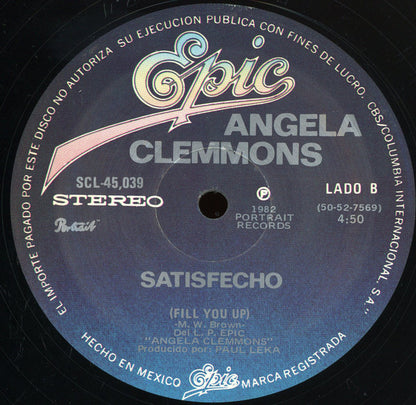 Angela Clemmons : Dame Un Poquito Mas De Tiempo - Give Me Just A Little More Time (12", Ltd, Bla)