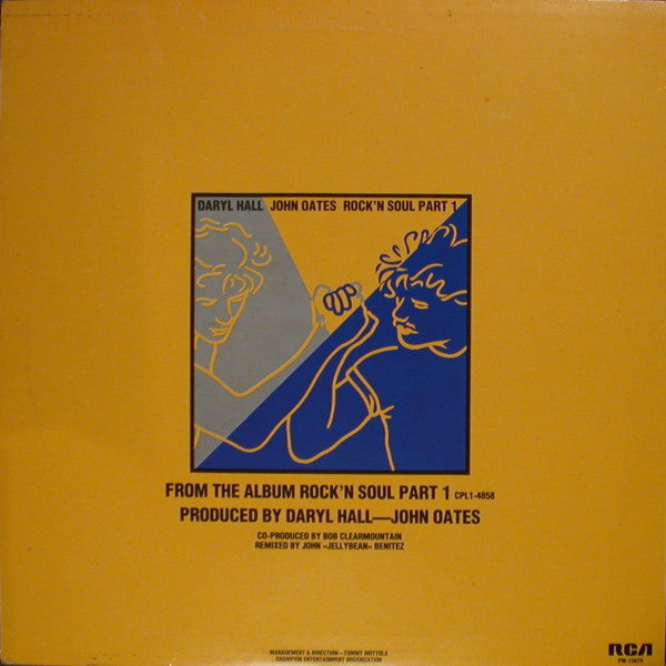 Daryl Hall & John Oates : Say It Isn't So (12", Single)